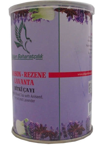 Anason Rezene Lavanta 100 gr Teneke Kutu