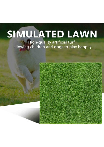 Çim Suni Çim Halı Kapalı ve Açık Çim Için Sentetik Yeşil Çim Ev Dekorasyon 30CMX30CM 2 Adet (Yurt Dışından) indirimleri