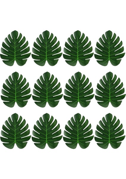 Yapay Tropikal Palmiye Yaprakları Orman Parti Dekorasyonu Hayvan Yaz Hawaii Düğün Ev Masa Dekoru L (Yurt Dışından) fiyatları