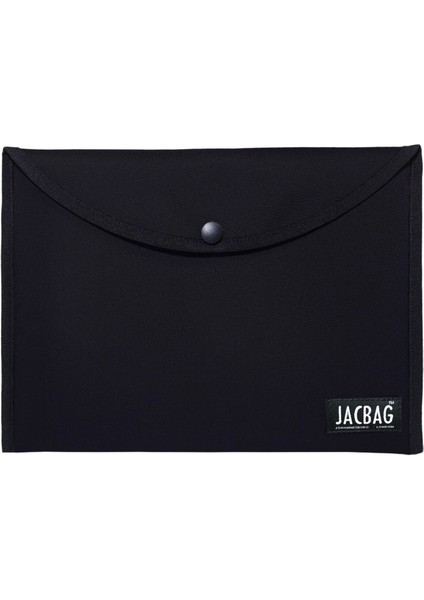 Siyah A4 Çıtçıtlı Dosya Defter Tablet ve Evrak Çantası