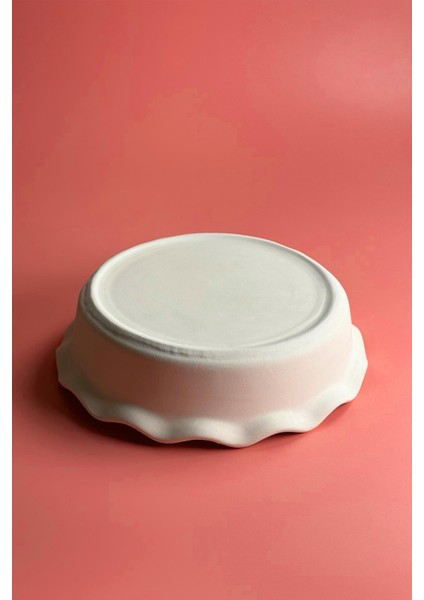 Tart Fırın Kabı - Seramik Bisküvi (Ham Ürün) fırsatları