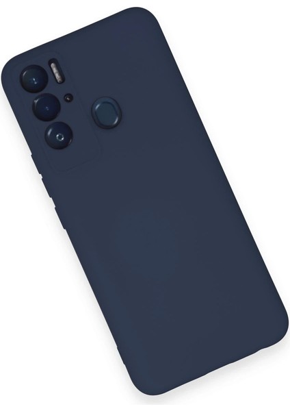 Tecno Pova Neo Kılıf Nano Içi Kadife Silikon - Lacivert Ferrg modelleri
