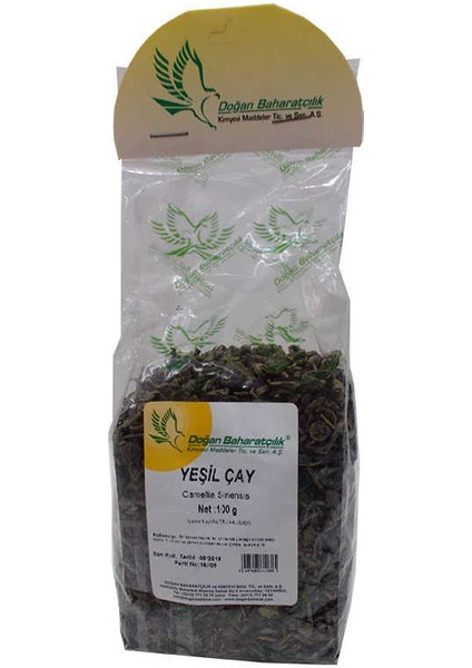 Yeşil Çay Doğal Ithal Çay 100 gr Paket