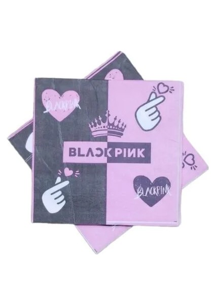 Baskılı Peçete Black Pink