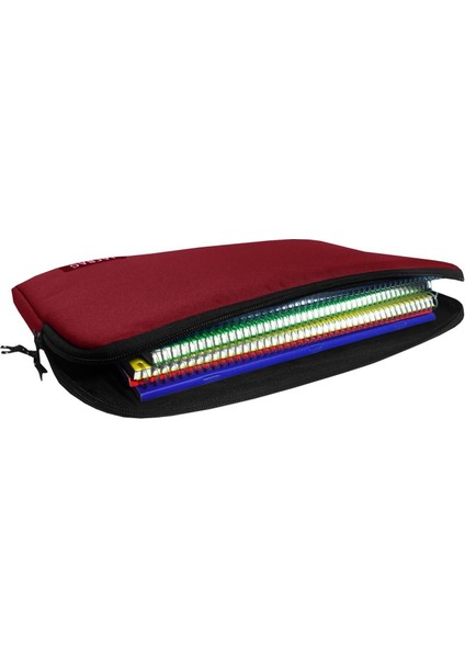 Kırmızı A4 Evrak Notebook ve Tablet Taşıma Çantası/kılıfı