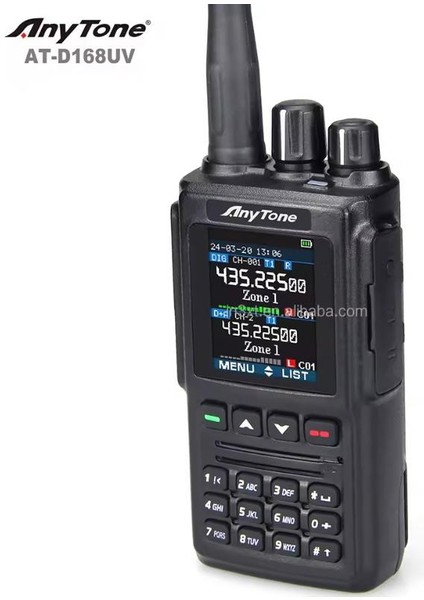 AT-D168UV Dmr Dual Band AT-168UV Dijital Dmr ve Analog Iki Yönlü Telsiz indirimleri