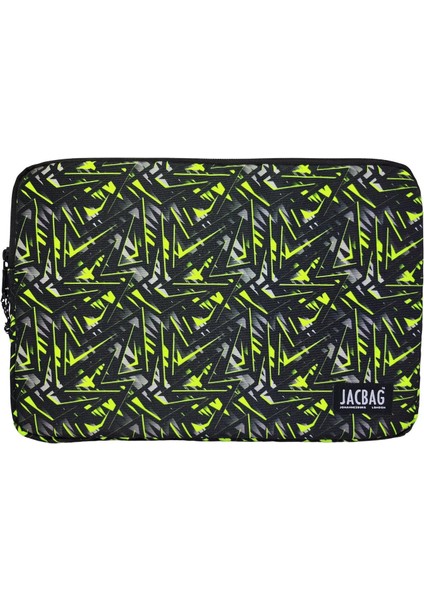 Sarı Geometrik A4 Evrak Notebook ve Tablet Taşıma Çantası/kılıfı
