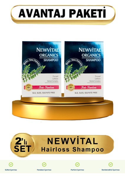 Anti Hairloss Shampoo 300 ml 2’li