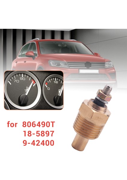 Altın Su Sıcaklık Sensörü Mercury Mercruiser 806490T Sierra 18-5897 Mallory 9-42400 Için Değiştirin (Yurt Dışından)