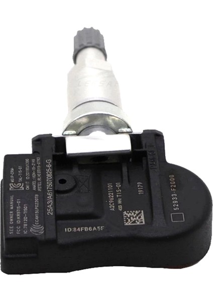 52933-F2000 433MHZ Lastik Basıncı Sensörü Tpms Monitör Sensörü Hyundai I30 Genesis Kia Niro Optima Sportage 52933F2000 (Yurt Dışından)