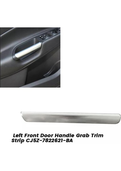 Ön Sol Kapı Kolu Tutma Kalıbı CJ5Z-7822621-BA Ford Escape 2013-2019 Iç Kapı Kolu Dekoratif Şeridi (Yurt Dışından)