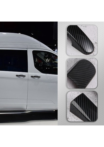 Adet Araba Kapı Kulp Kılıfı Trim Ford Transit Için Özel Tourneo 2014-2020 Karbon Fiber Kapı Kolu Etiket Dekorasyon (Yurt Dışından)