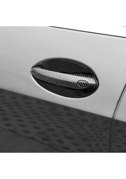 Karbon Fiber Dış Dış Kapı Kulp Kılıfı Trim-Bmw 3 5 6 Serisi G20 G30 G31 G32 G01 G02 G05 G06 X3 X4 X5 X6 X7 (Yurt Dışından)