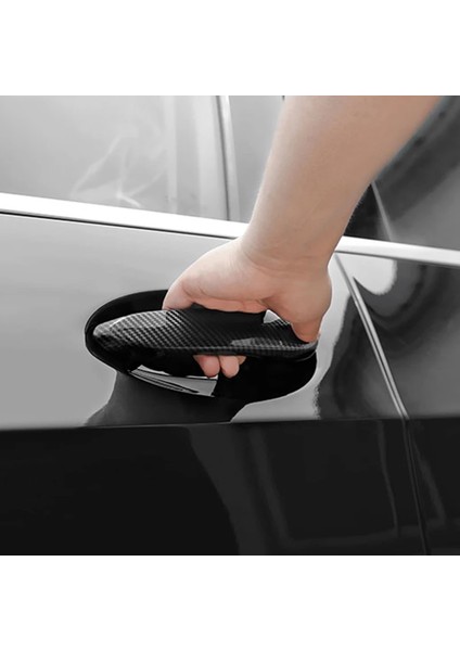 Karbon Fiber Dış Dış Kapı Kulp Kılıfı Trim-Bmw 3 5 6 Serisi G20 G30 G31 G32 G01 G02 G05 G06 X3 X4 X5 X6 X7 (Yurt Dışından)