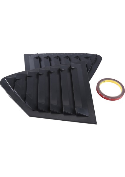 Ford Focus 2019-2020 Için Mat Siyah Arka Taraf Havalandırma Çeyrek Pencere Panjur Kepenk Kapağı Döşemesi (Yurt Dışından)