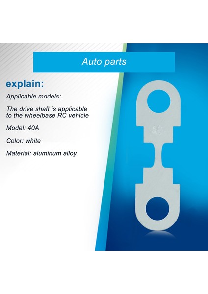 10 Adet Araba Düz Metal Sigorta Şeridi Skoda Ford 12V - 40A (Yurt Dışından) indirimleri