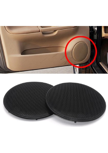1 Çift Kapı Hoparlör Kapağı Izgarası 3B0868149 3b0 868 149 Passat B5 Jetta Mk4 Golf Gtı Araba Aksesuarları Siyah Için Uygun (Yurt Dışından)
