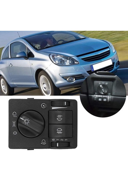 Otomatik Ana Işık Anahtarı Far Sis Lambası Ana Işık Anahtarı Kontrolü 6240097 90437440 Opel Astra G Zafira A Için (Yurt Dışından) fiyatları
