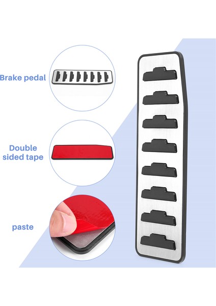 Range Rover Evoque 2012-2019 Için Ayak Istirahat Pedalı Koruyucu Örtü Aksesuarları Araba Styling (Yurt Dışından)