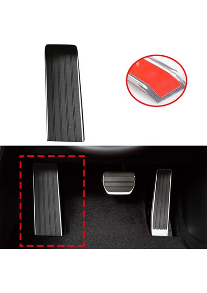 Otomatik Alüminyum Ayak Dayama Yeri Sol Ayak Istirahat Pedalı Kapağı Trim Fit Mazda CX30 Cx-30 2020 2021 (Yurt Dışından) fiyatları