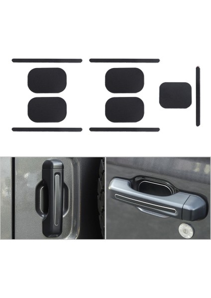 Dış Kapı + Bagaj Kapağı Kolu Kase Kapağı Döşemesi 2018 2019 2020 2021 2022 Jeep Wrangler Jl Aksesuarları (Yurt Dışından)