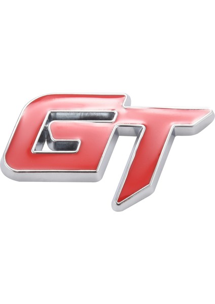 3D Gt Logo Araba Etiket Moda Araba Dekor Etiket Ford Mustang Odak 2 3 Fiesta Ranger Mondeo Mk2 Kırmızı + Gümüş (Yurt Dışından) fiyatları