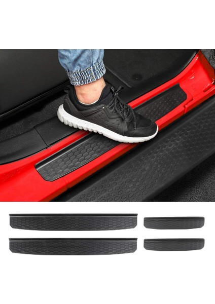 Kapı Eşiği Koruyucuları Giriş Sürtünme Plakası Kapağı Jeep-Wrangler Jl 2018-2022 Jt 2020-2022 Aksesuarları (Yurt Dışından) fiyatları
