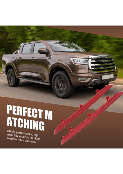 Great Wall Gwm Poer Cannon Pickup 2019-2021 Ticari Sürüm Arka Işaret Lambası Için Araba Arka Tampon Reflektör Işığı (Yurt Dışından) indirimleri