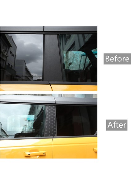 Karbon Fiber Araba Penceresi B Sütunları Dekoratif Çıkartma Döşemesi Ford Bronco 2021 2022 Dış Aksesuarlar (Yurt Dışından) fırsatları