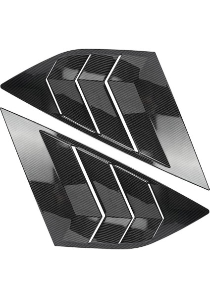 Arka Yan Pencere Panjurları Ford Focus St Rs Mk3 Hatchback 2012-2018 Aksesuarları Hava Firar Kepçe Kapağı, Karbon Fiber (Yurt Dışından)