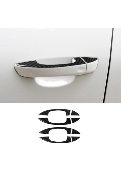 Touareg 2011-2018 Için Dış Kapı Tutma Kolu Dekorasyon Kapak Trim Etiket Çıkartması Araba Dış Aksesuarlar (Yurt Dışından)