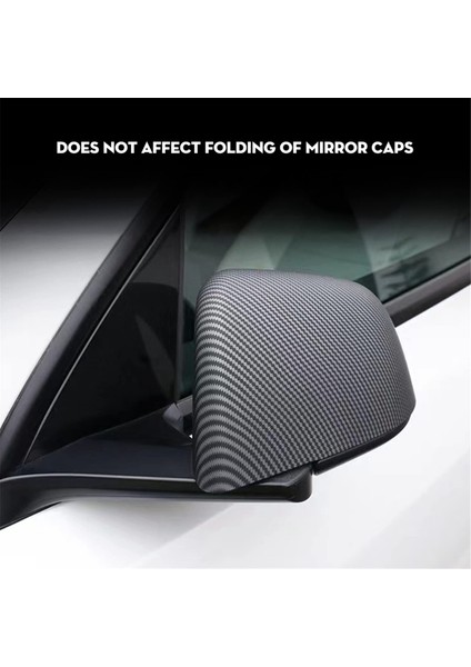 Tesla Model Y 2021-2023 Dış Aksesuarlar Için Yan Ayna Kapağı Dikiz Aynası Kapağı Koruması (Abs) (Yurt Dışından) modelleri