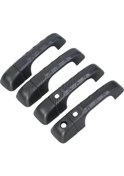 Dodge Ram Trx 1500 2023 2024 Araba Dış Kapı Kolu Kapağı Kapağı Akıllı Anahtar Deliği Trim Aksesuarları Abs Karbon Fiber (Yurt Dışından)