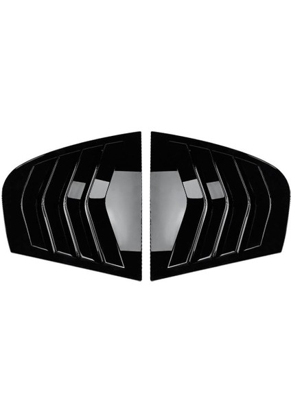 Araba Parlak Siyah Arka Camlar Üçgen Panjur Kapağı Etiket Bmw 3 Serisi E90 320I 330I M3 2005-2011 Araba Styling Kapak (Yurt Dışından)