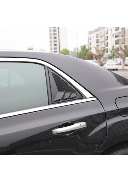 Yan Pencere Panjurları Hava Firar Kepçe Gölgeler Kapak Panjur Abs Chrysler 300C 2015-2022 Aksesuarları Için (Siyah) (Yurt Dışından) modelleri