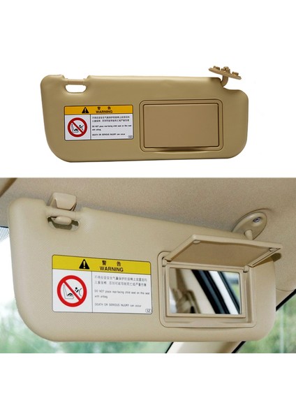 Toyota Corolla/corolla Hibrit Için 1 Adet Araba Yedek Vizör Yolcu Yan Güneşlik (Yurt Dışından) fiyatları