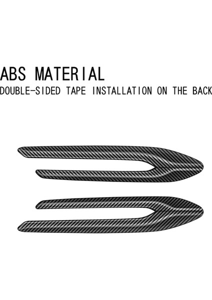 Araba Karbon Fiber Yan Kanat Amblem Kapak Trim Çıkartmalar Araba Dış Şekillendirici Yan Kanat Çamurluk Mazda Cx-60 2022+ Rhd (Yurt Dışından) fiyatları