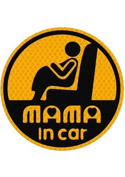 Mama Arabada Hamile Araç Sticker Pvc Renkli Çıkartmalar Nissan X-Traıl Qashqai Carola Vios A Için Sticker (Yurt Dışından)