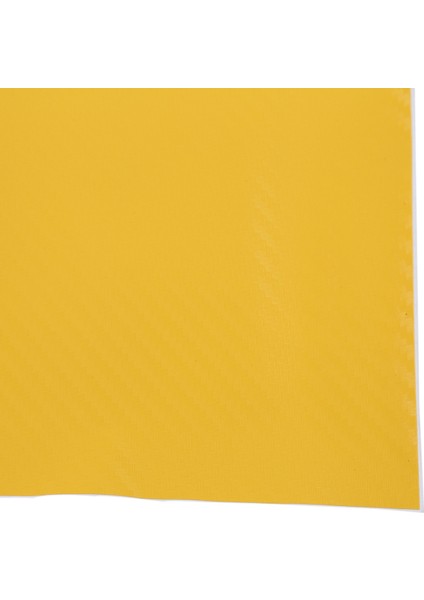 Dıy 30X127 3D Karbon Fiber Çıkartması Vinil Streç Film Rulo Yapışkanlı Araba Etiket Sayfası Sarı (Yurt Dışından)