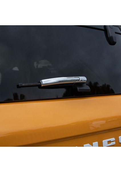 Araba Arka Silecek Dekorasyon Kapak Çıkartmalar Trim Için Ford Bronco Sport 2021 2022 Dış Aksesuarlar, Abs Gümüş (Yurt Dışından) indirimleri