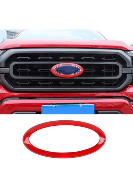 Ön Izgara Merkezi Logo Amblem Rozet Halka Kapak Ford F150 2021 2022 Aksesuarları, Kamera Olmadan Abs Kırmızı (Yurt Dışından) fiyatları