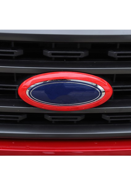 Ön Izgara Merkezi Logo Amblem Rozet Halka Kapak Ford F150 2021 2022 Aksesuarları, Kamera Olmadan Abs Kırmızı (Yurt Dışından) modelleri