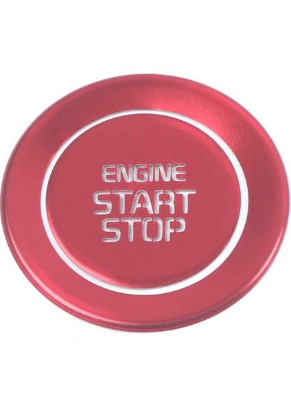Kia Carnival Ka4 2021 2022 Alüminyum Alaşımlı Araba Motoru Başlat Durdur Itme Kapağı El Freni Düğmesi Kapağı Trim Kırmızı (Yurt Dışından) indirimleri