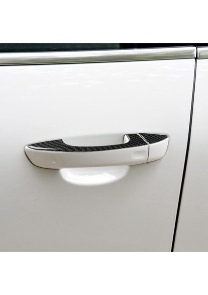 Touareg 2011-2018 Için Dış Kapı Tutma Kolu Dekorasyon Kapak Trim Etiket Çıkartması Araba Dış Aksesuarlar (Yurt Dışından)