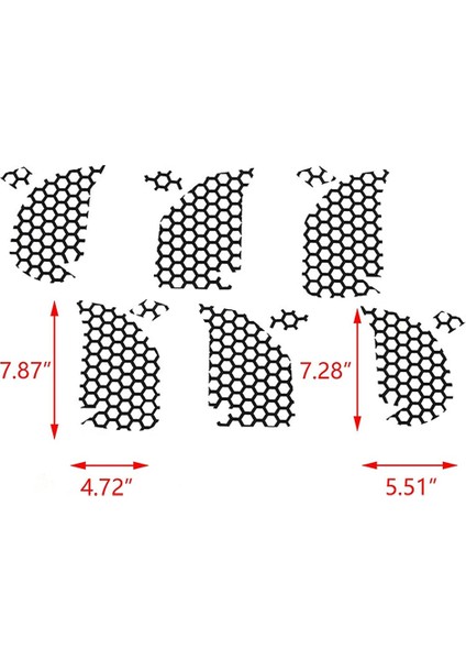 Arka Stop Lambası Bal Peteği Trim Çıkartmaları Dekorasyon Ford Mustang 2018-2020 Araba Aksesuarları (Yurt Dışından) modelleri