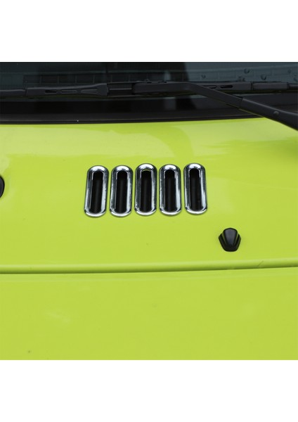 Araba Hava Giriş Çıkış Havalandırma Giriş Dekor Halkası Çıkartmaları Suzuki Jimny 2019 2020 2021 2022 Aksesuarları, Abs Krom (Yurt Dışından)