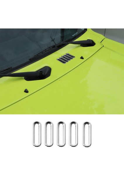 Araba Hava Giriş Çıkış Havalandırma Giriş Dekor Halkası Çıkartmaları Suzuki Jimny 2019 2020 2021 2022 Aksesuarları, Abs Krom (Yurt Dışından)