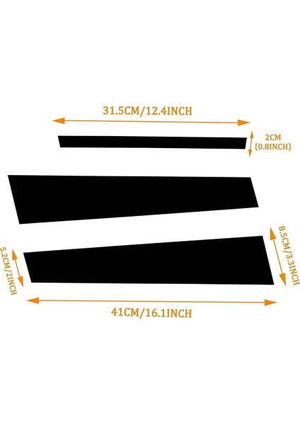Pencere Ayağı Vinil Yapışkan Honda Accord Sedan 2013-2017 Için Uyumlu Araba Kaplama Dekoratif Sticker Aksesuarları (Yurt Dışından) fiyatları