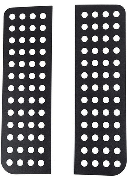 Araba Arka Kapı Pencere Camı Paneli Kapak Trim Jeep Wrangler Jk ve Sınırsız 4-Door 2007-2017 Siyah (Yurt Dışından) fırsatları