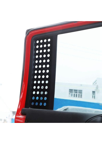 Araba Arka Kapı Pencere Camı Paneli Kapak Trim Jeep Wrangler Jk ve Sınırsız 4-Door 2007-2017 Siyah (Yurt Dışından) indirimleri